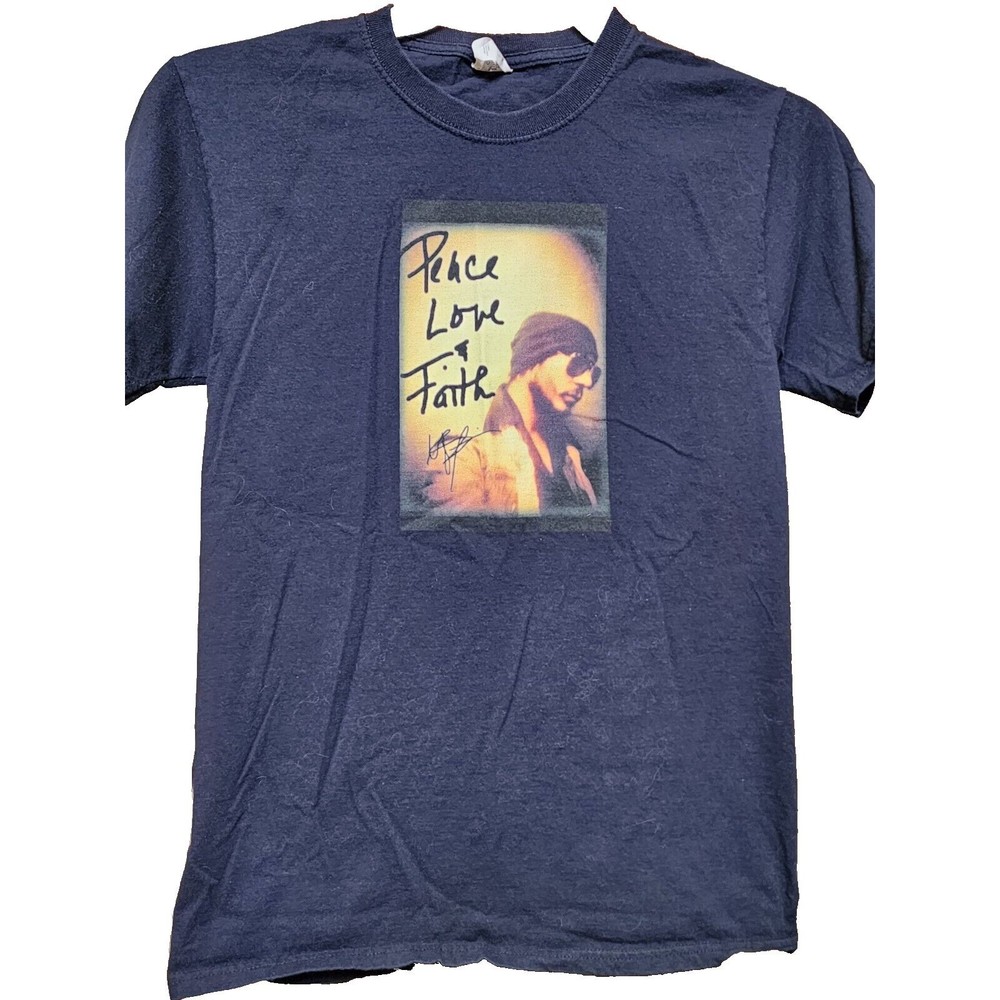 Peace Love & Faith Band T-Shirt Size Small